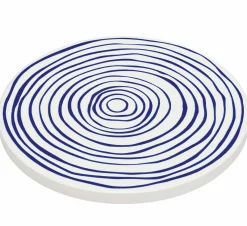 Zassenhaus Untersetzer 11cm weißblau