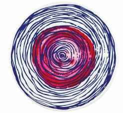 Zassenhaus Untersetzer 20cm rotweißblau