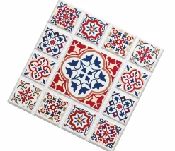 Zassenhaus Untersetzer 16x16cm mehrfarbig