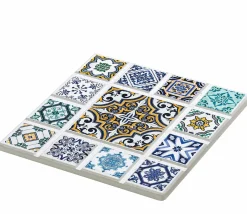 Zassenhaus Untersetzer 16x16cm mehrfarbig