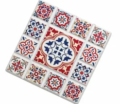 Zassenhaus Untersetzer 11x11cm mehrfarbig