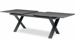 ZEBRA Garten Ausziehtisch schwarz