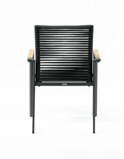 ZEBRA Garten Stapelsessel schwarz