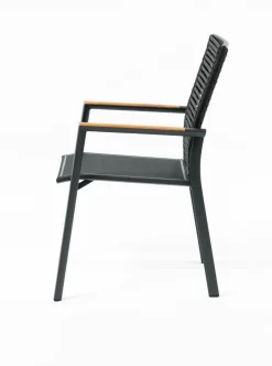 ZEBRA Garten Stapelsessel schwarz