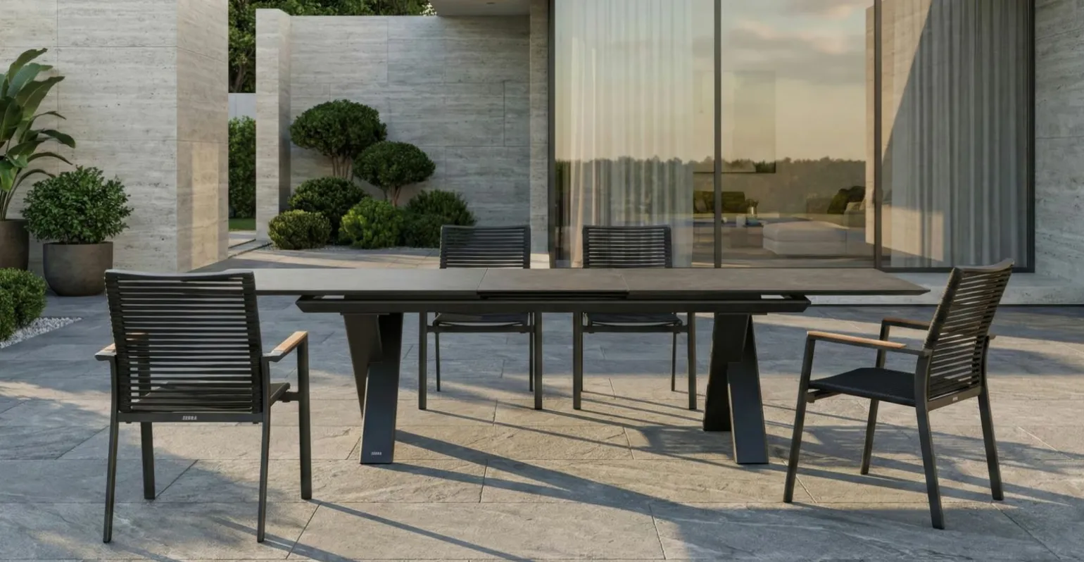 ZEBRA Garten Stapelsessel schwarz