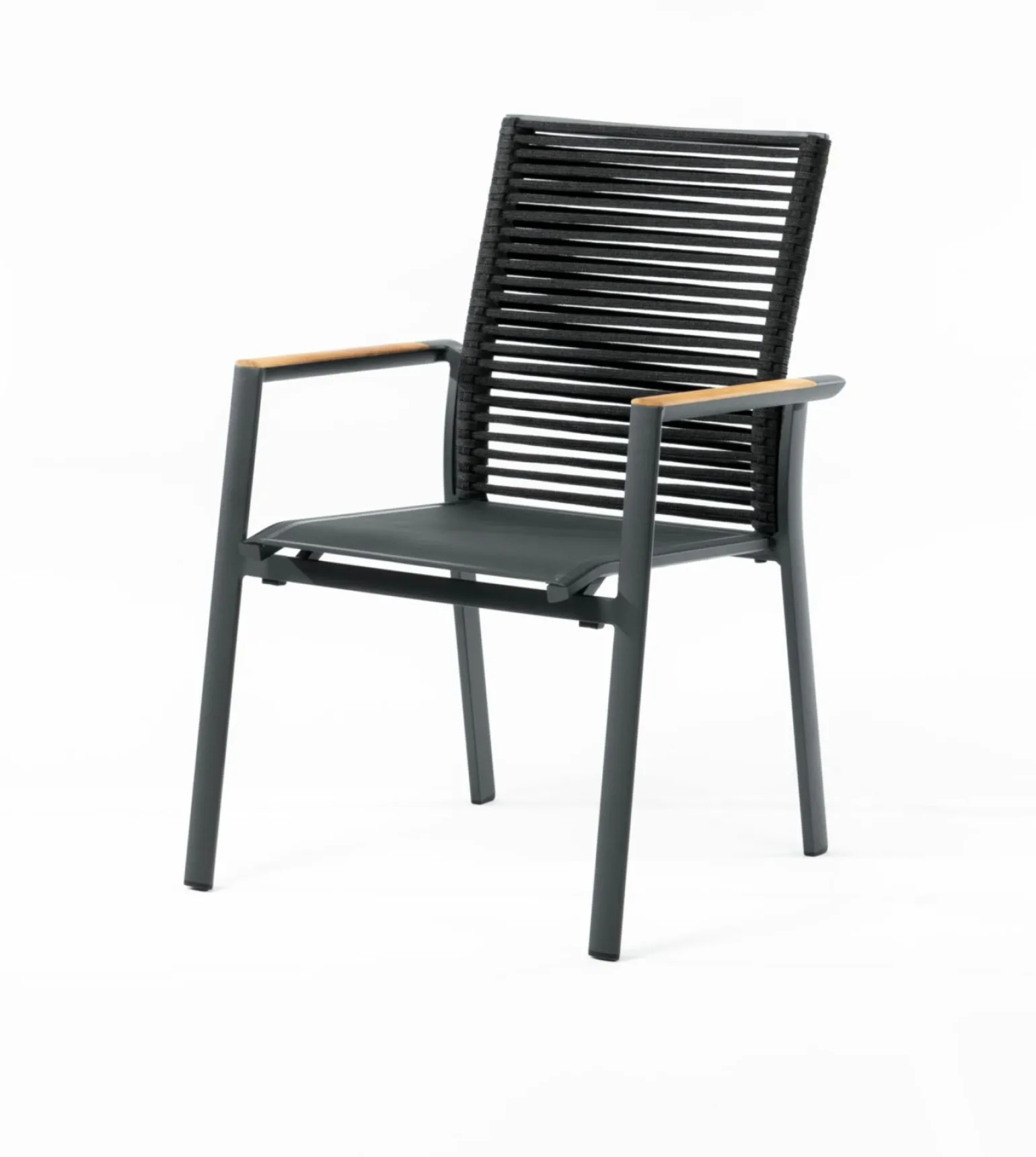 ZEBRA Garten Stapelsessel schwarz