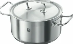 ZWILLING Bratentopf 24cm silberfarben