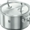 ZWILLING Bratentopf 16cm silberfarben