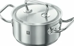 ZWILLING Bratentopf 16cm silberfarben