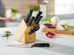 ZWILLING Messerblock 7tlg. braunschwarz