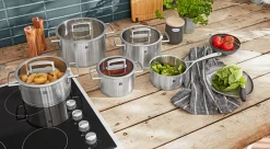 ZWILLING Topfset 5tlg silberfarben