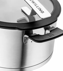 ZWILLING Topfset 5tlg. silberfarbengrau