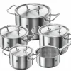 ZWILLING Topfset 5tlg. silberfarben