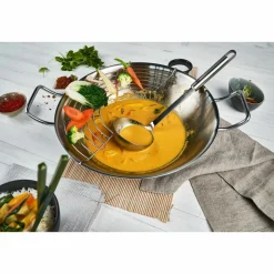 ZWILLING Wok 32cm silberfarben